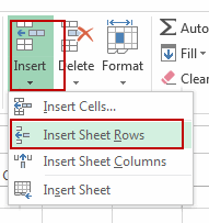 insert blank rows when value changed9