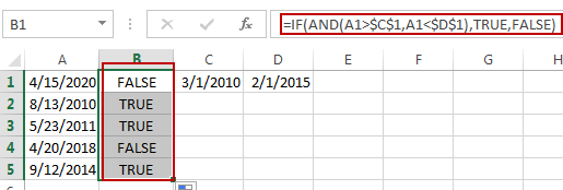 return value if date fall two dates1