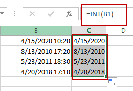 split dates into separate cells4