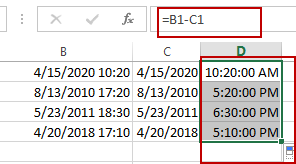 split dates into separate cells5