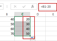 subtract cells2