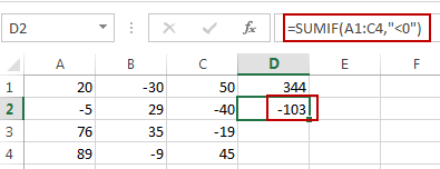 sum positive negative numbers2