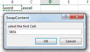 swap contentof two cells2