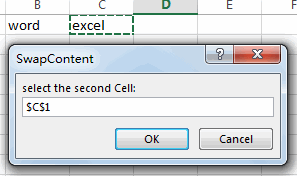 swap contentof two cells3