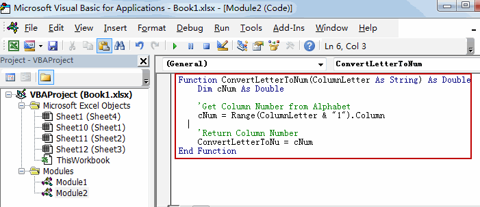 convert column letter to number6