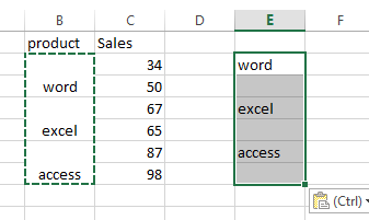 copy paste merged cells to single cell3