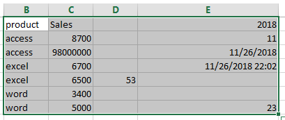 highlight blank cells1