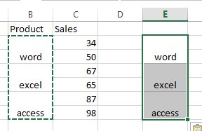 how to filtering merged cells1