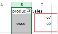 how to filtering merged cells10