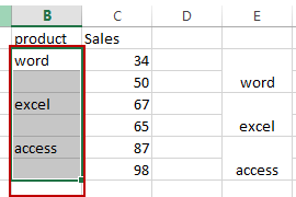 how to filtering merged cells3