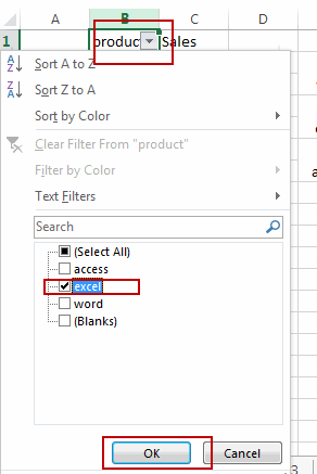 how to filtering merged cells9