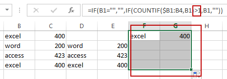 replace duplicates with blanks2