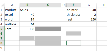 select nonadjacent cells1