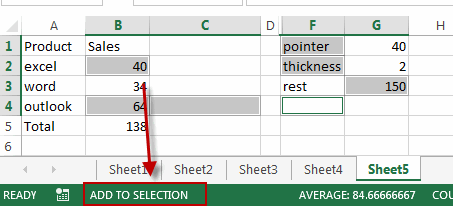 select nonadjacent cells2