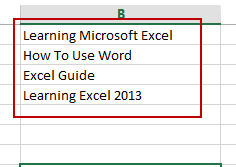 How to Capitalize First Letter of Each Word in Excel