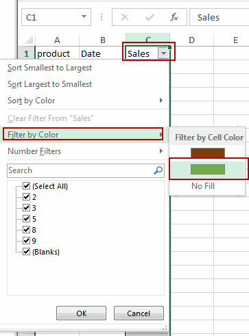 count and sum cells by color3