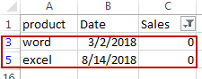 delete rows if cell contain zero5