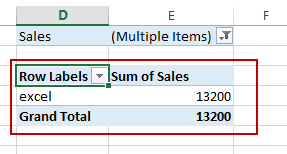 hide zero values in pivottable4