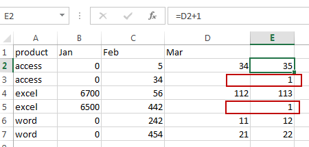 ignore blank cells in a formula2