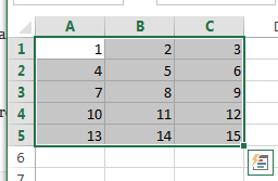 autosum multiple rows1M