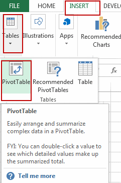 average by month with pivottable2