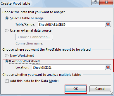 average by month with pivottable3