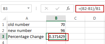 calculate percentage change1