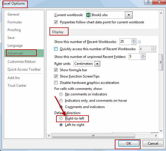 change worksheet direction2