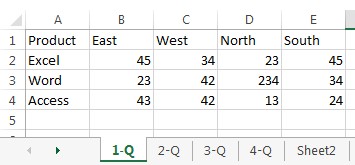 consolidate data from multiple sheets1