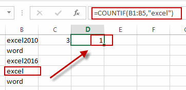 count cells that contain specific text1