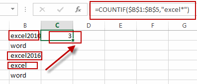 count cells that contain specific text2
