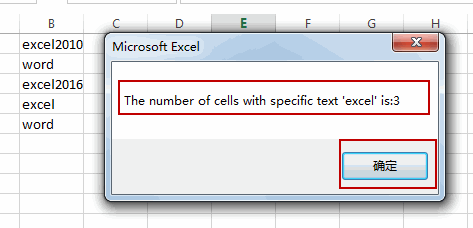 count cells that contain specific text5