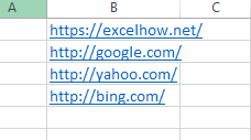 extract urls from hyperlinks4