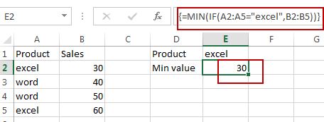 How to Find Max And Min Value with Single or Multiple Criteria in Excel