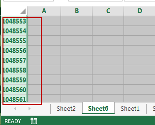 hide unused rows and columns2