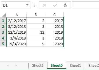 hide unused rows and columns8