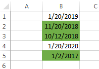 highlight dates older than 30 days5
