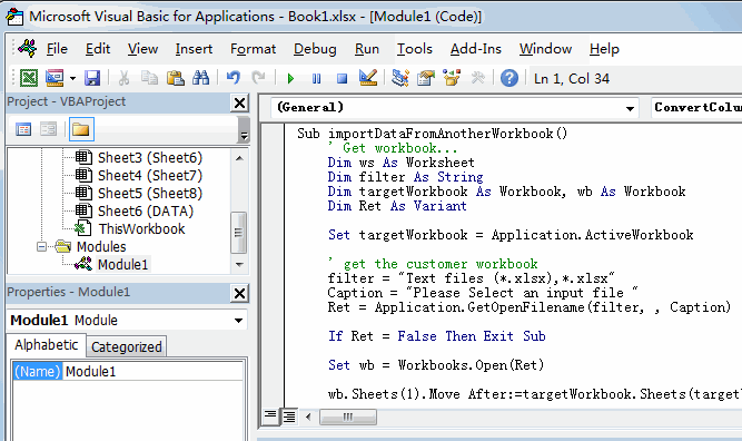 import data from another workbook8