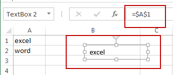 link textbox to cell3