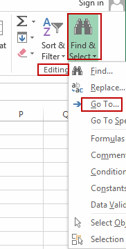 select cells that meet criteria2