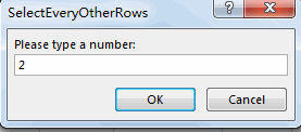 select every other row4