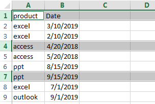 select every other row5