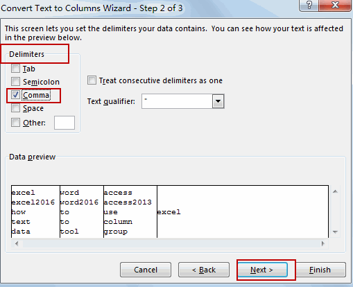 split comma separated values4