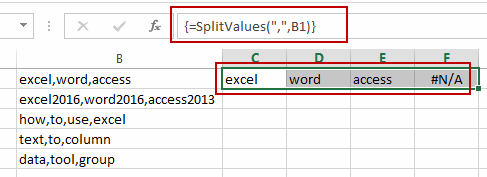 split comma separated values8