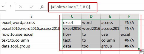 split comma separated values9