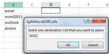 split word into different cells6