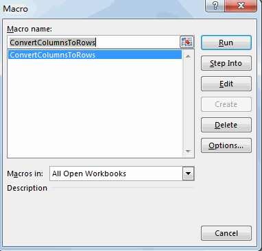 transpose rows and columns8