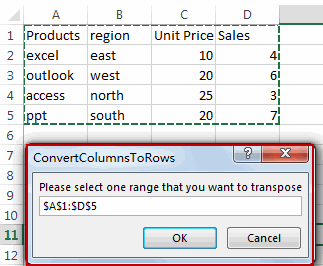 transpose rows and columns9