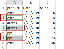 unmerge cells fill values7