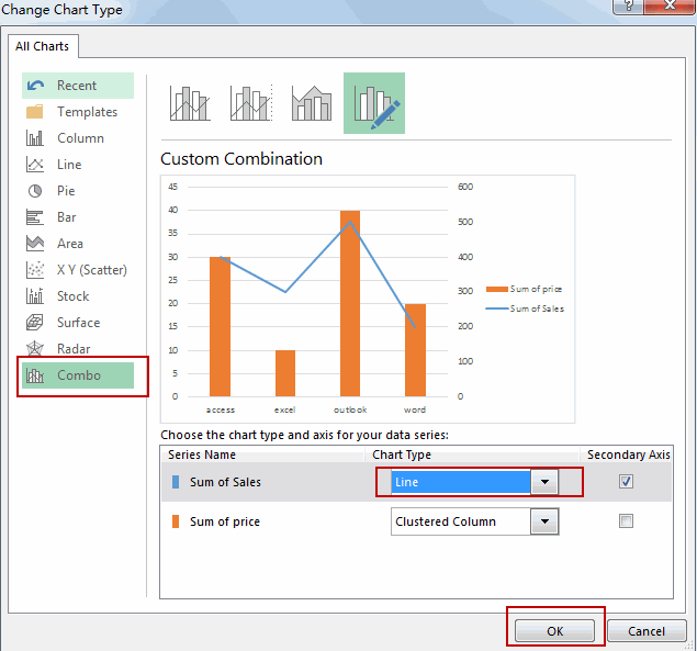 add secondary axis to pivot chart13